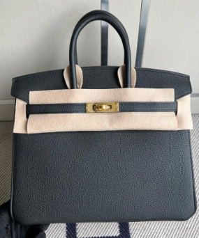 에르메스 버킨백25 블랙 금장 토고가죽